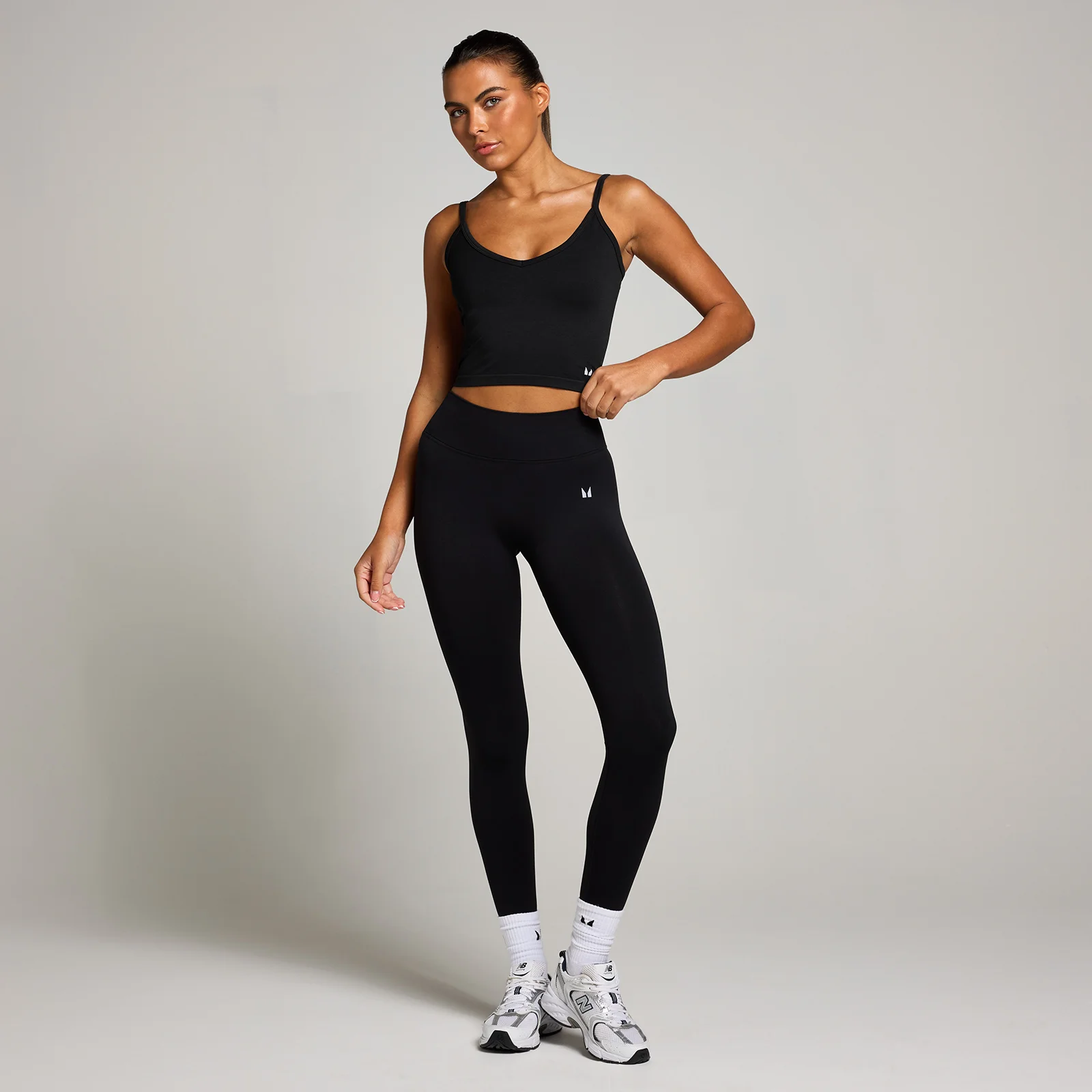 MP Women's Invisible Scrunch Seamless Leggings - Black - XS Image 3