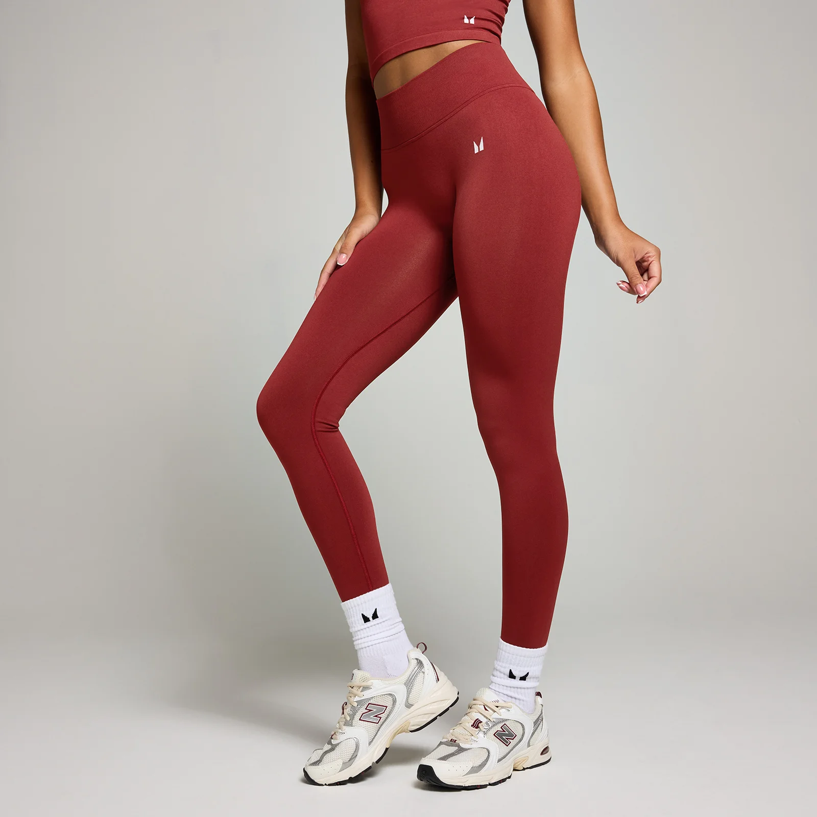 MP Women's Invisible Scrunch Seamless Leggings - Cherry - XS Image 1