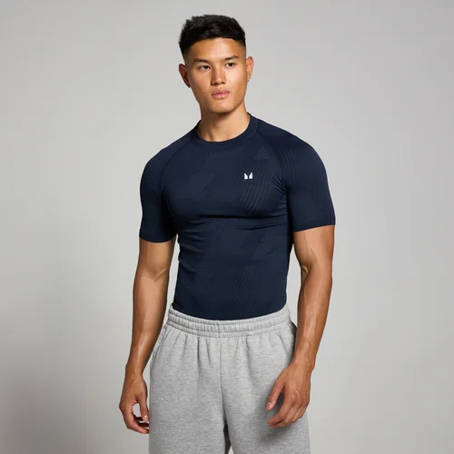 MP Men's Tempo Pillar Graphic Seamless T-Shirt - Navy