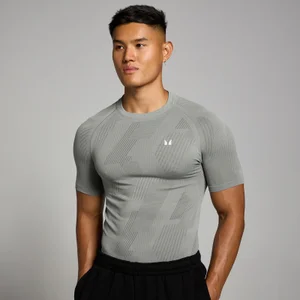 MP Men's Tempo Pillar Graphic Seamless T-Shirt - Storm - Size L