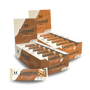 Layered Protein Bar - Flavour 1 Chocolate Peanut Pretzel