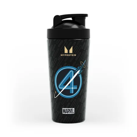 Myprotein Fantastic Four Metal shaker - Black