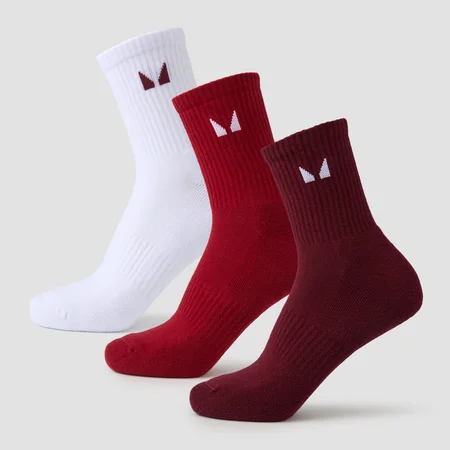MP Unisex Crew Socks (3 Pack) - Berry Multipack