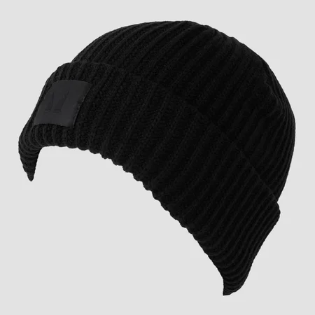 MP Knit Beanie Hat - Black