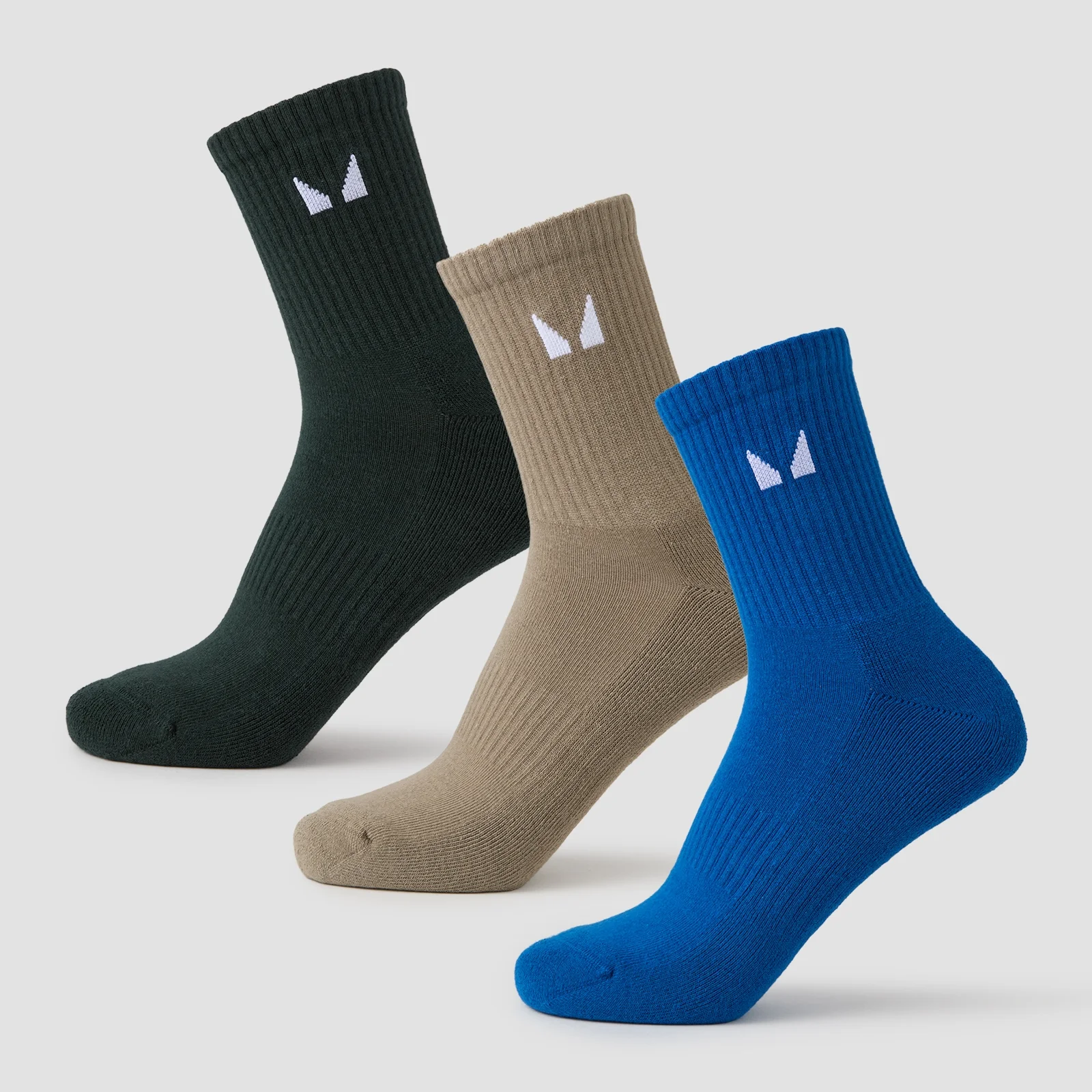 MP Unisex Crew Socks (3 Pack) - Earth Multipack - UK 2-5 Image 1