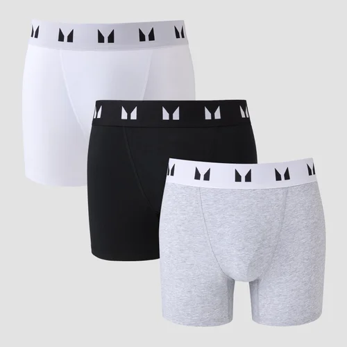 MP Men's Boxers (3 Pack) - Black / White / Grey