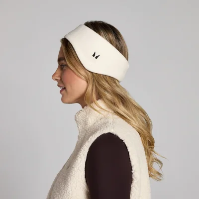MP Fleece Ear Warmers - Soft Cream Image 6