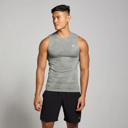 MP Men's Tempo Pillar Graphic Seamless Tank - Storm