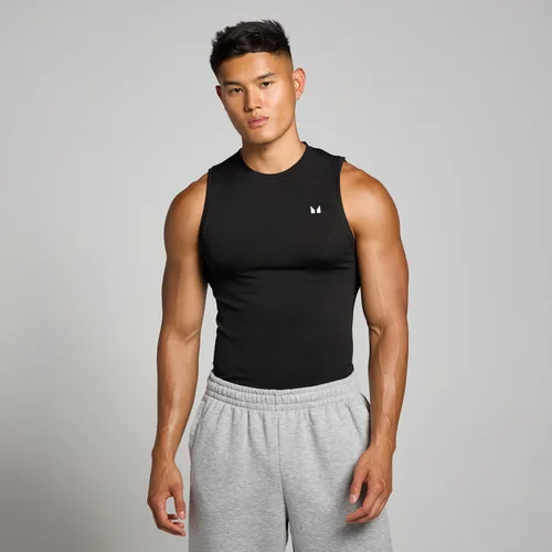 MP Men's Tempo Pillar Graphic Seamless Tank - Black