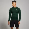 MP Men's Tempo Pillar Graphic Seamless Long Sleeve Top - Dark Emerald