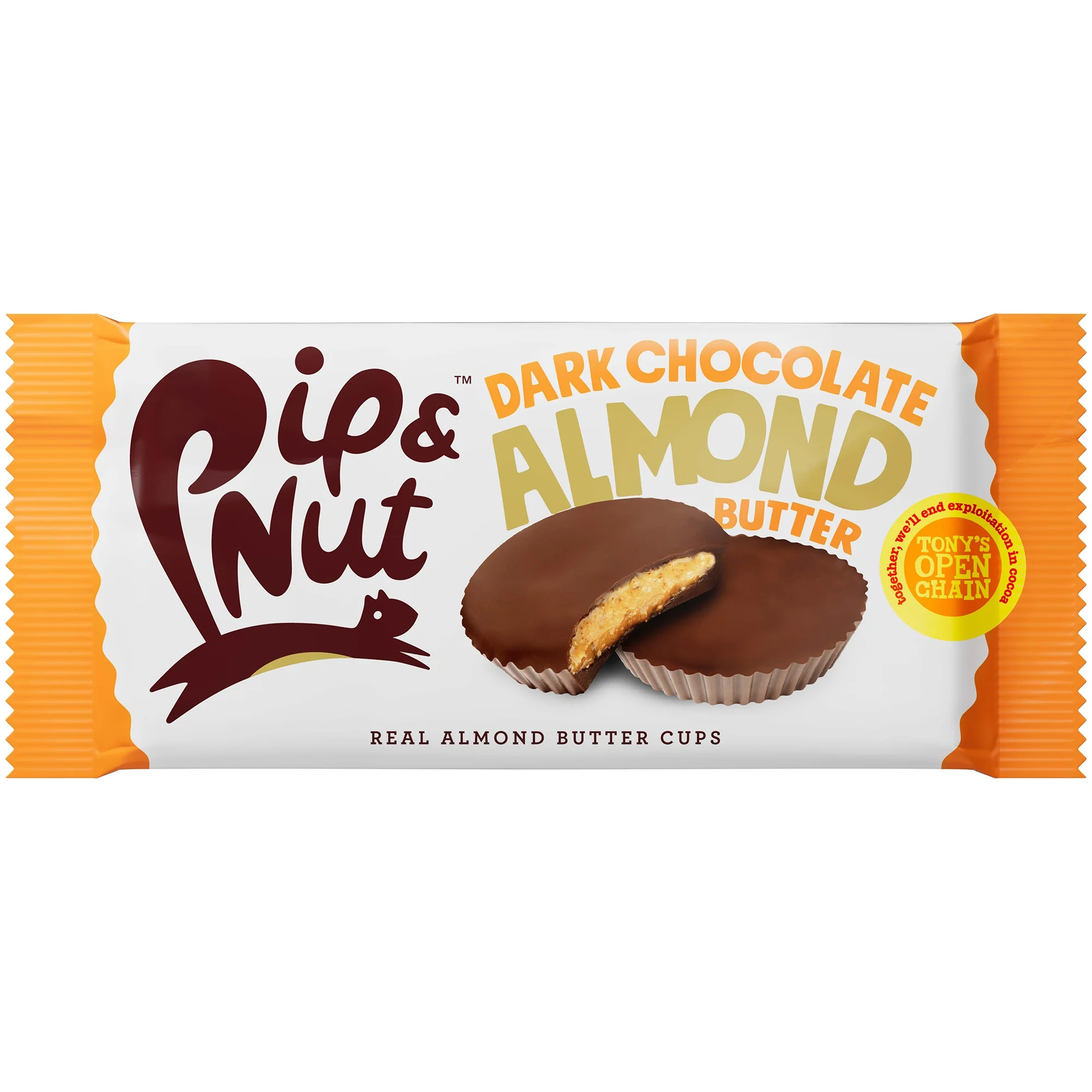 Pip & Nut Peanut Almond Cups, Dark Chocolate Image 1