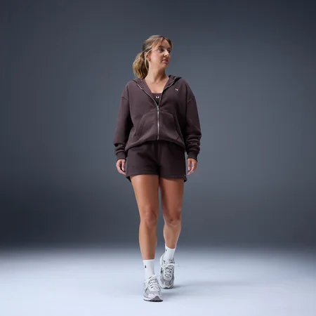 MP Women's Basics Zip Through Hoodie - Chocolate