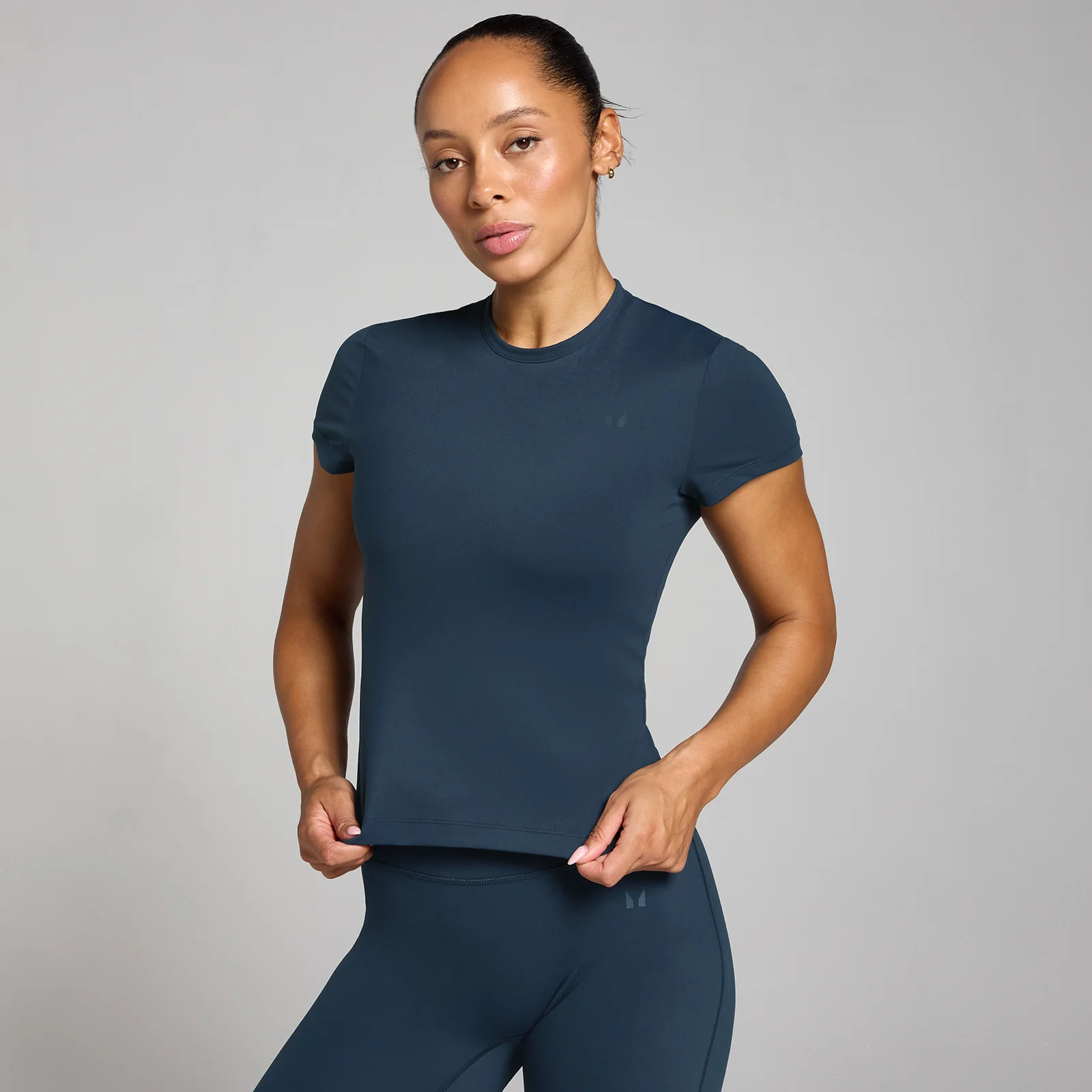 MP Women's Tempo Body Fit Short Sleeve T-Shirt - Dark Sapphire - XS Image 1