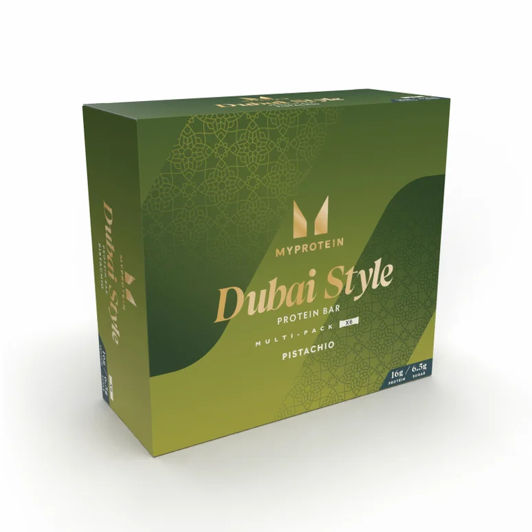 Myprotein Dubai Style Protein Bar - 65g X 6servings - Pistachio