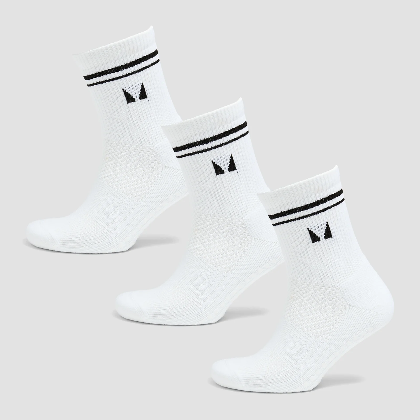 MP Pilates Socks (3 pack) - White - UK 9-11 Image 1