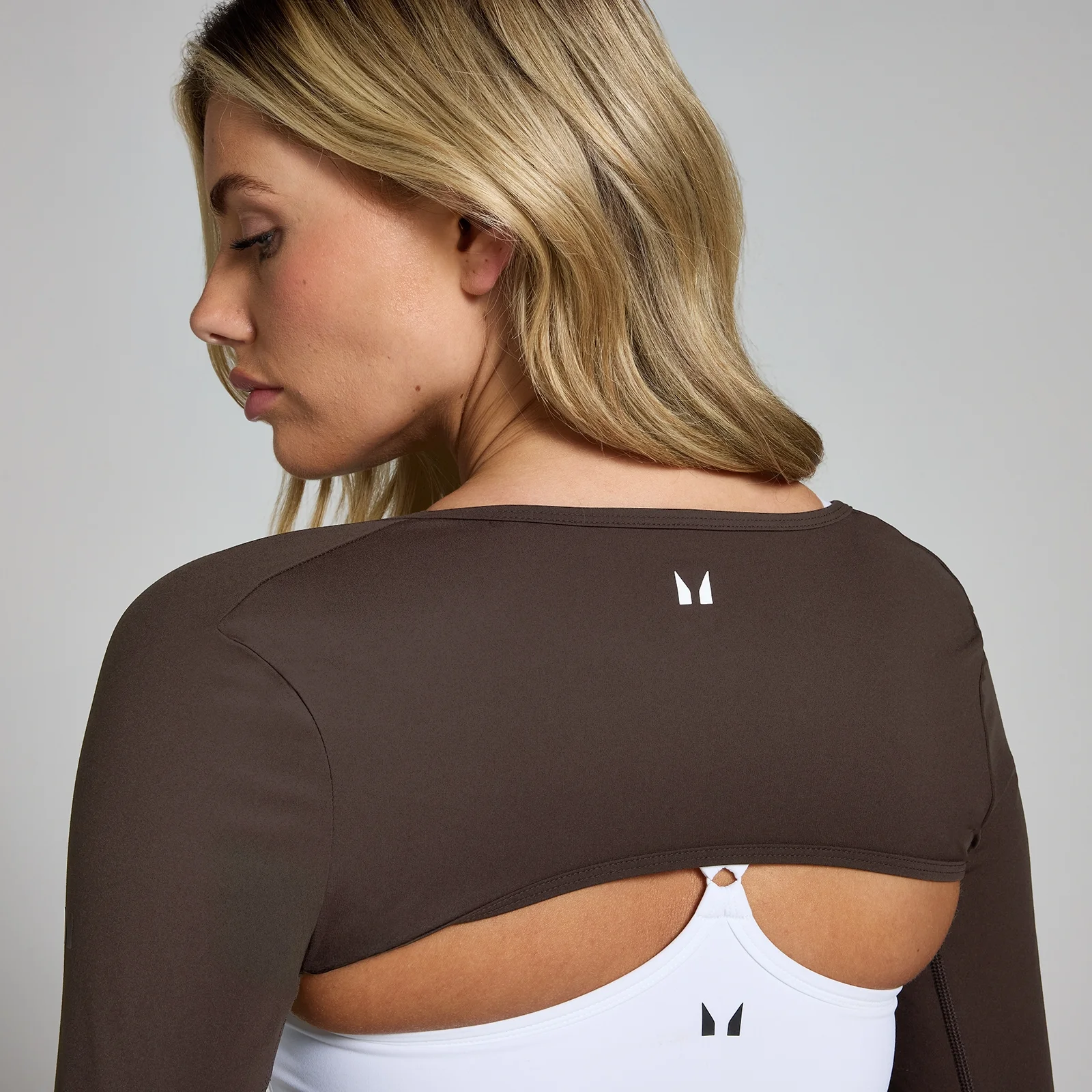 MP Women's Tempo Shrug - Cocoa - XS Image 4