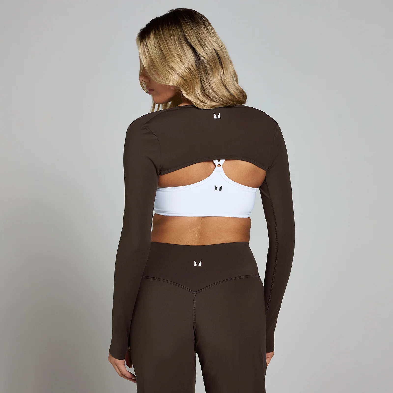 MP Women's Tempo Shrug - Cocoa - XS Image 2