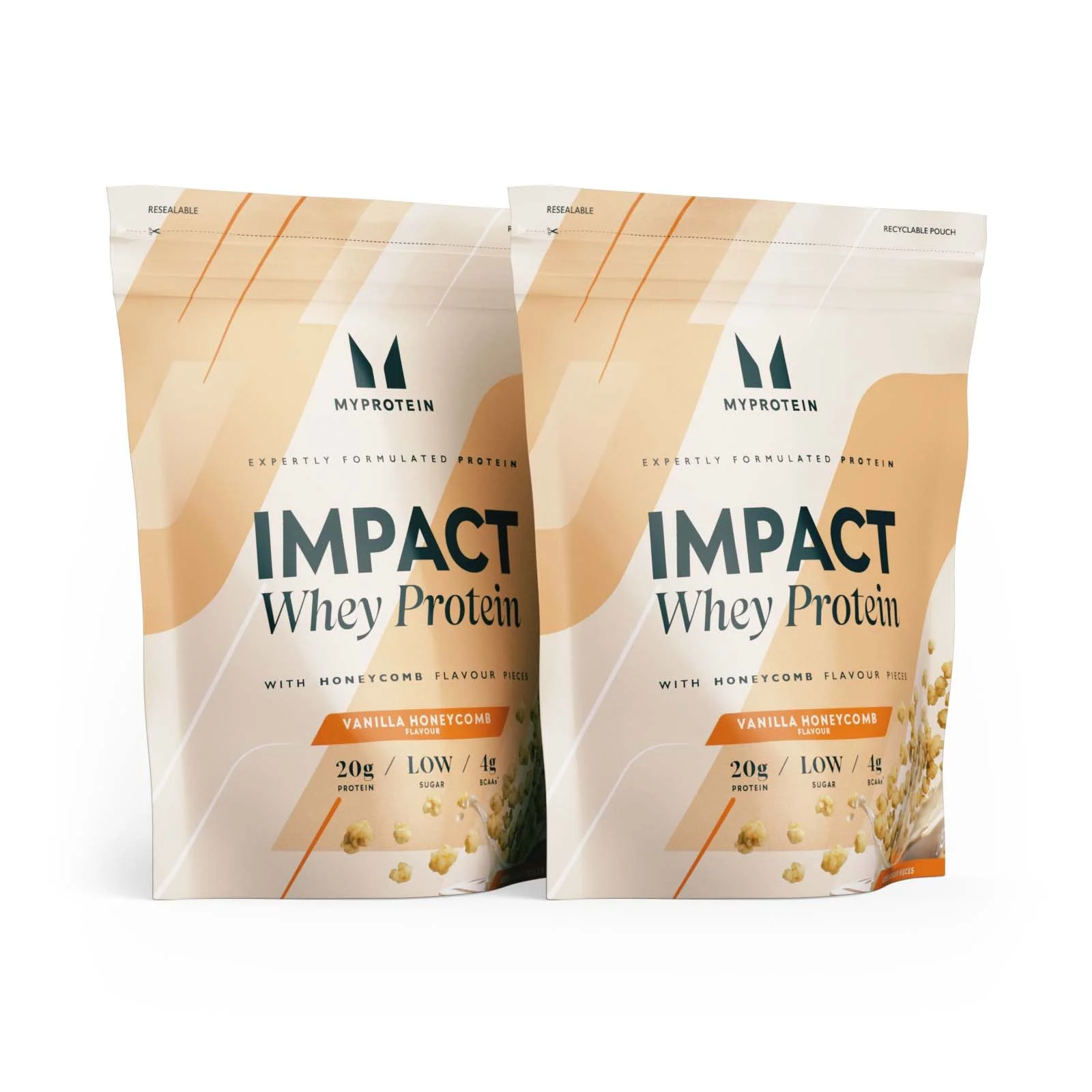 Impact Whey Protein Powder (Vanilla Honeycomb with Crunchy Biscuit Pieces)