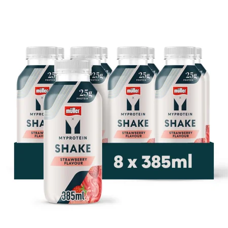 Müller x Myprotein Shake - 8 x 385ml - Strawberry