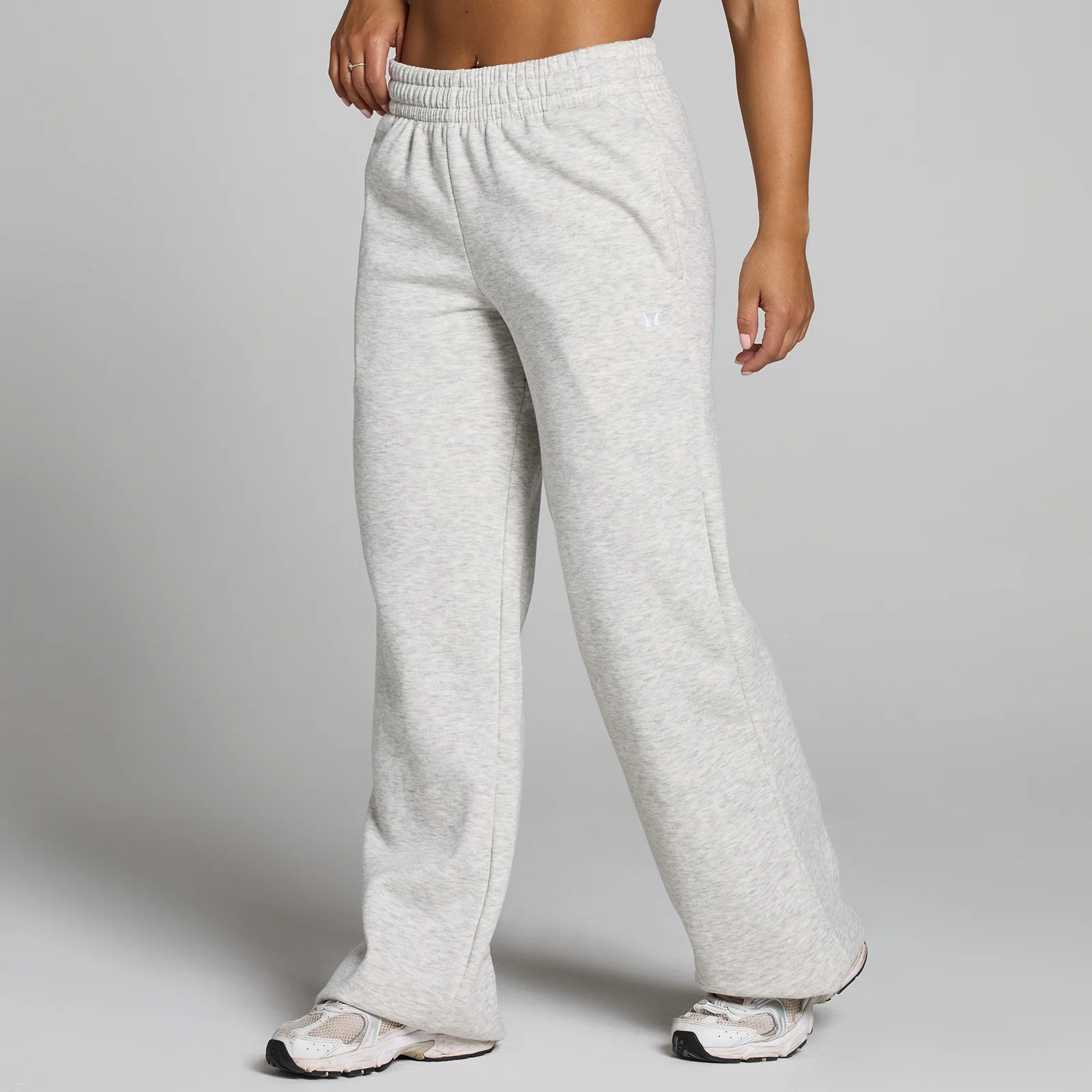 MP Women's Basics Petite Straight Leg Joggers - Grey Marl - XS Image 1