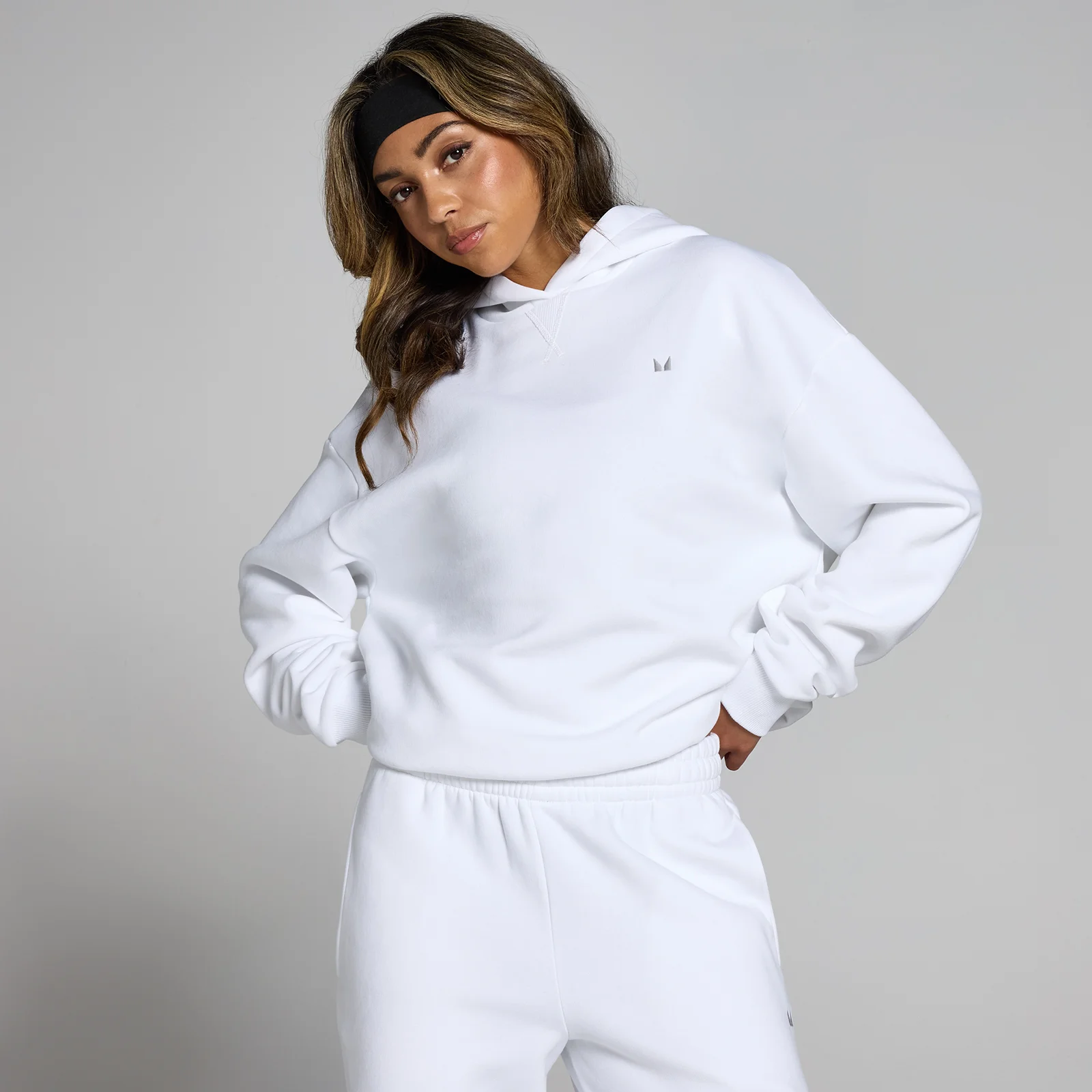 MP Women's Basics Oversized Hoodie - White - XXL Image 1
