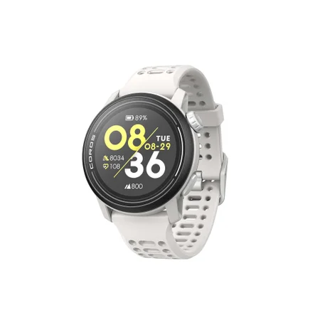 COROS PACE 3 Premium GPS Sport Watch White w/ Silicone Band - One Size
