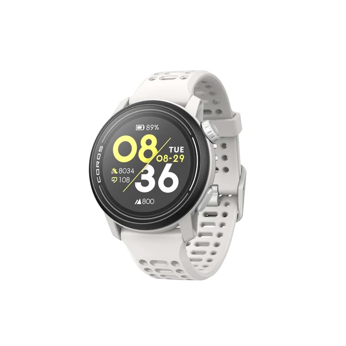 COROS PACE 3 Premium GPS Sport Watch White w/ Silicone Band - One Size