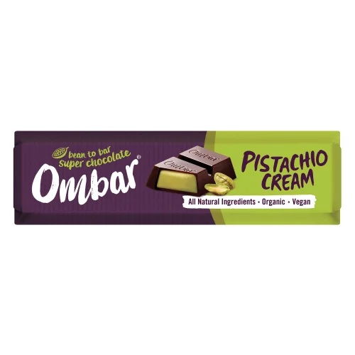 Ombar Pistachio Cream Filled Bar 42g