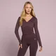 MP Women's Tempo Seamless Cropped Jacket - Fudge