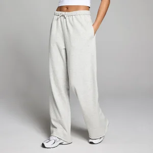 MP Women's Lightweight Loopback Straight Leg Joggers - Grey Marl - Size S