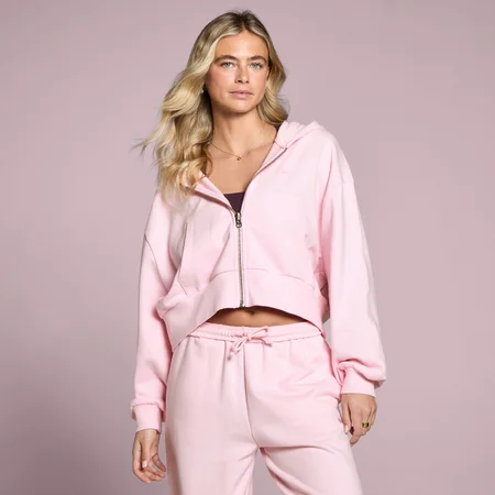 MP Women's Lifestyle Zip Through Hoodie - Blush
