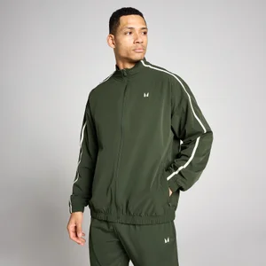 MP Men's Tempo Panel Woven Jacket - Forest Green - Size XS