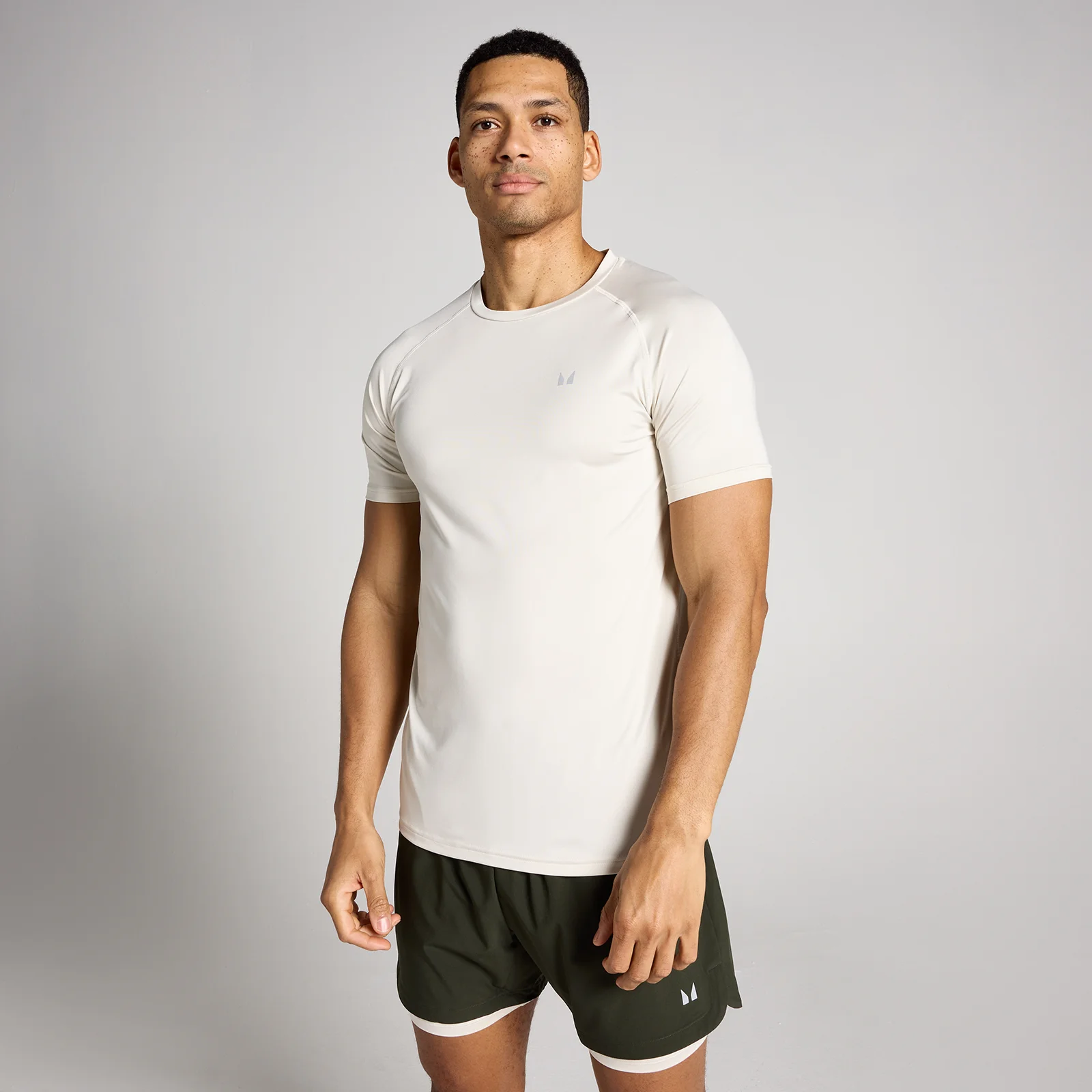 MP Men's Training T-Shirt - Bone - XS Image 1