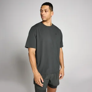 MP Men's Oversized Hybrid T-Shirt - Washed Black - Size S