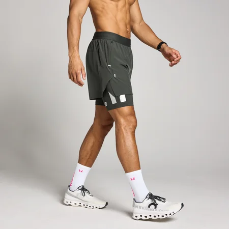MP Men's Hybrid Lightweight 5" 2-in-1 Shorts - Washed Black