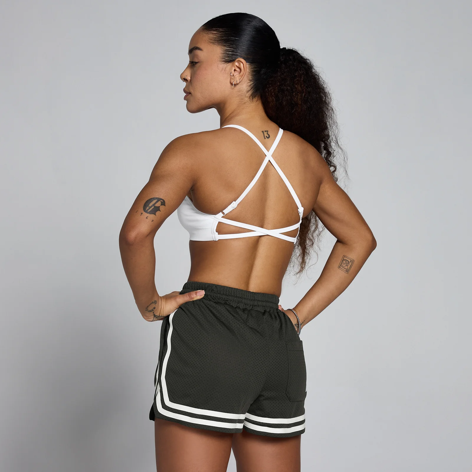 MP Women's Lift Seamless Strappy Bra - White - XS Image 1
