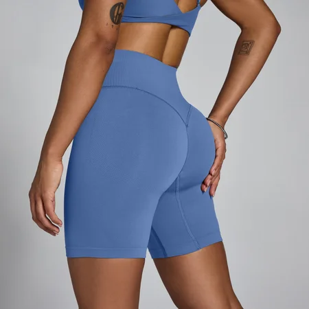 MP Women's Tempo Hybrid Seamless Shorts - Slate Blue
