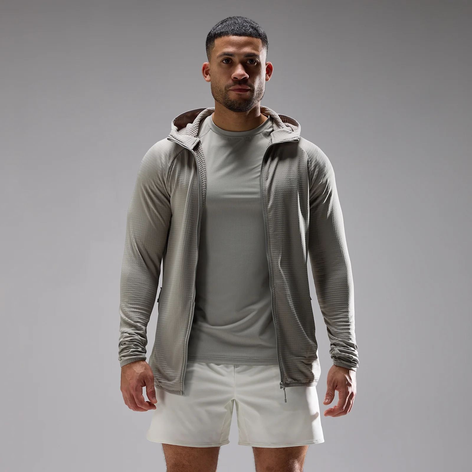 MP Men's Training Ultra Gridded Hoodie - Fossil - XL Image 1