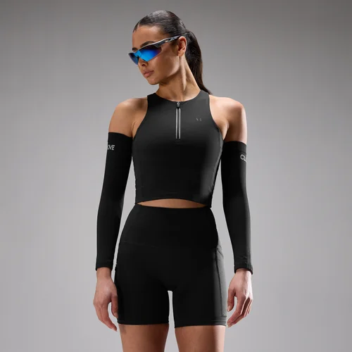 MP Women's Velocity Ultra Zip Front Race Top - Black