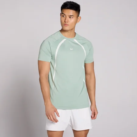 MP Men's Tempo Panel T-Shirt - Eucalyptus