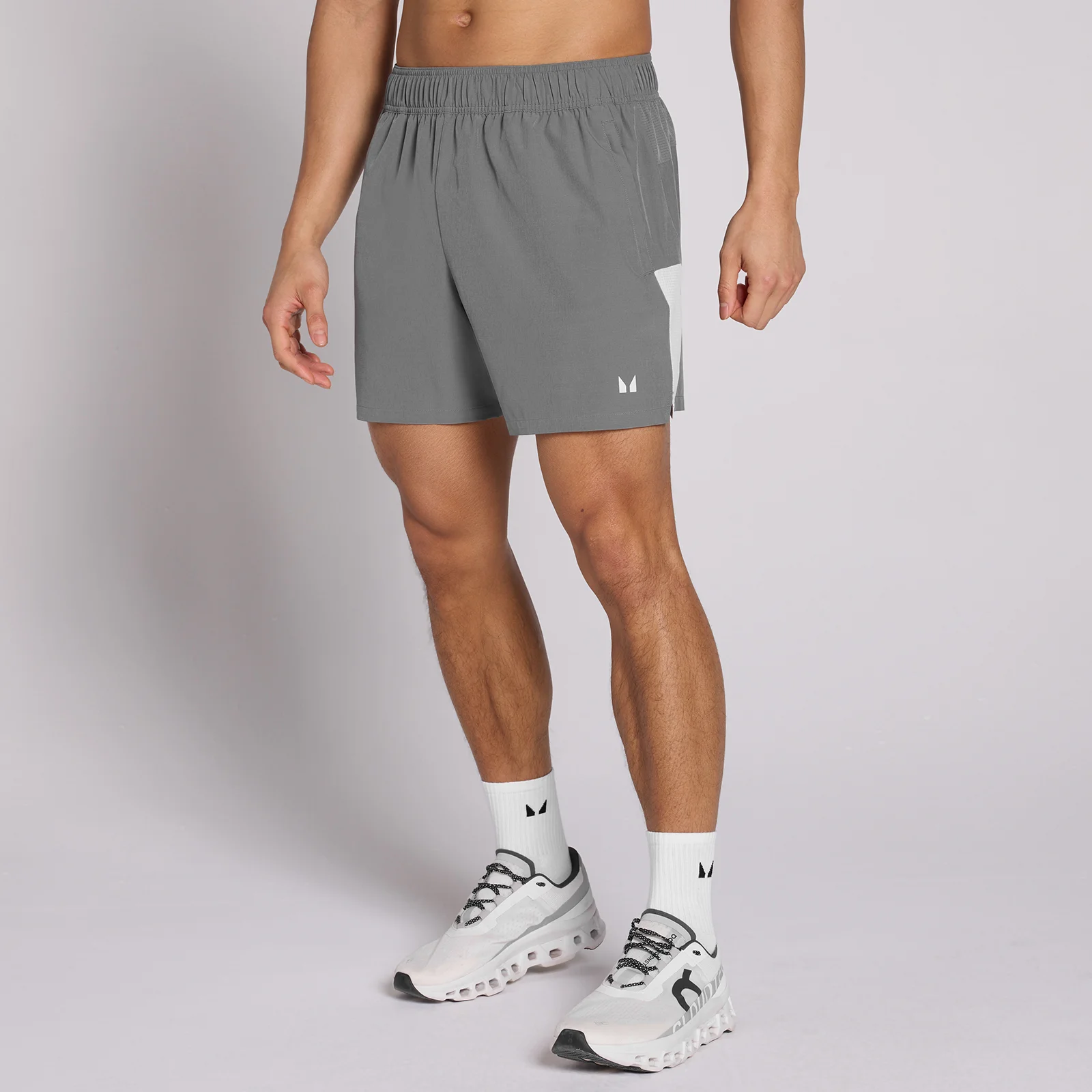 MP Men's Active Training 5" Pocket Short - Steel Grey - M Image 1