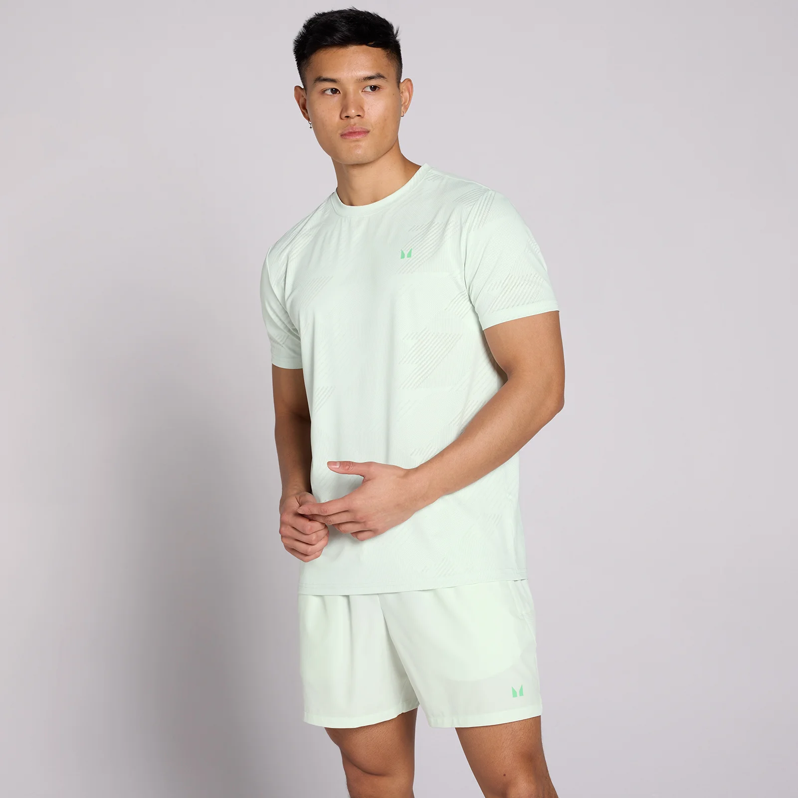 MP Men's Active Training Pillar Graphic T-Shirt - Pistachio - XS Image 1