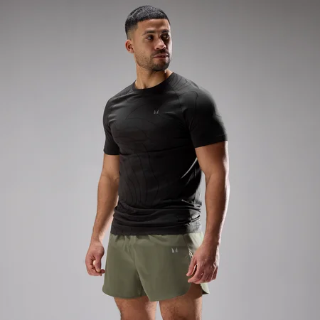 MP Men's Velocity Ultra Seamless T-Shirt - Washed Black
