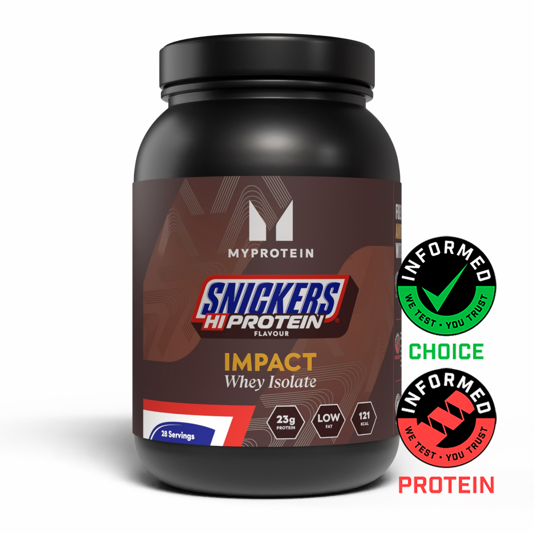 Impact Whey Isolate Powder (Snickers Original)