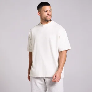 MP Men's Washed Oversized Cotton T-Shirt - Vintage White - Size L