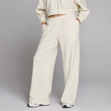MP Women's Waffle Mid Rise Straight Leg Jogger - Ivory