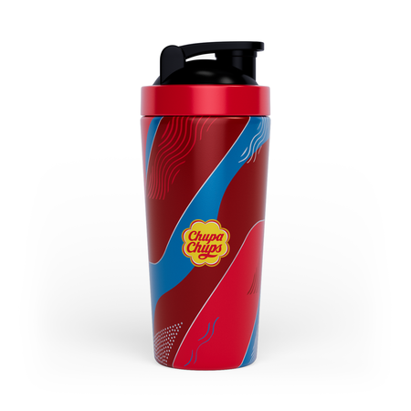 Myprotein Chupa Chups Recycled Metal Shaker - Red