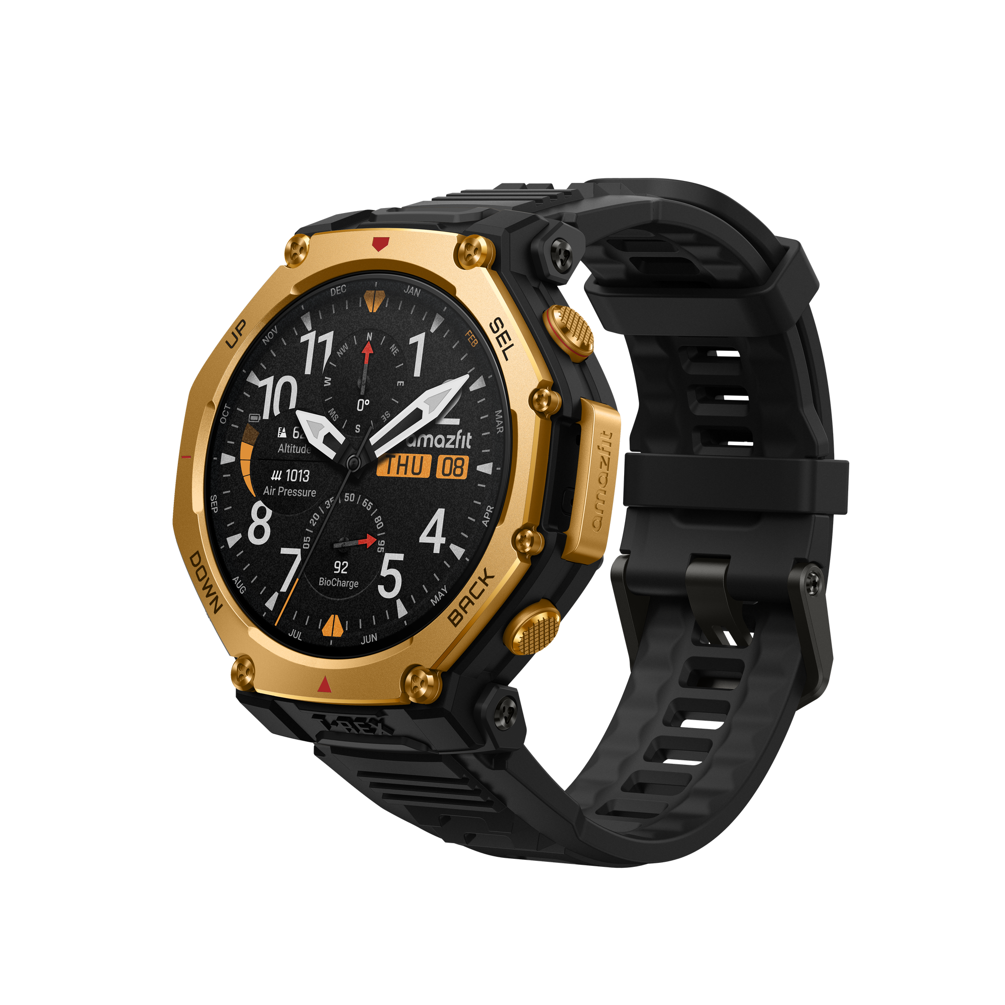 Amazfit T-Rex 3 Pro 48mm Black Gold Image 1
