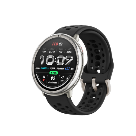 Amazfit Active 2 (Round) Black Sport Silicone