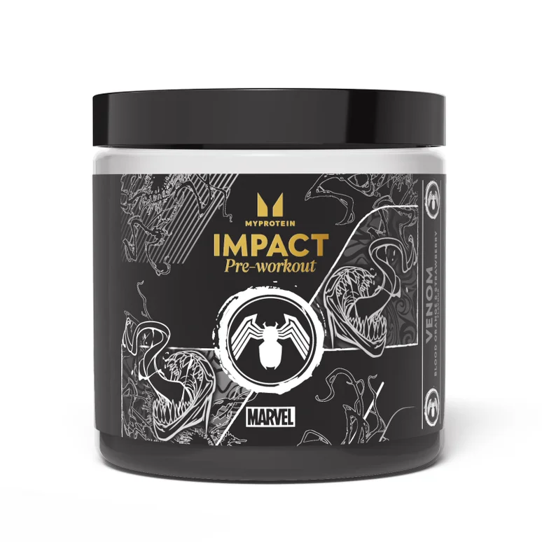 Impact Pre-Workout x Venom - 440g - 40servings - Marvel Venom - Blood Orange and Strawberry